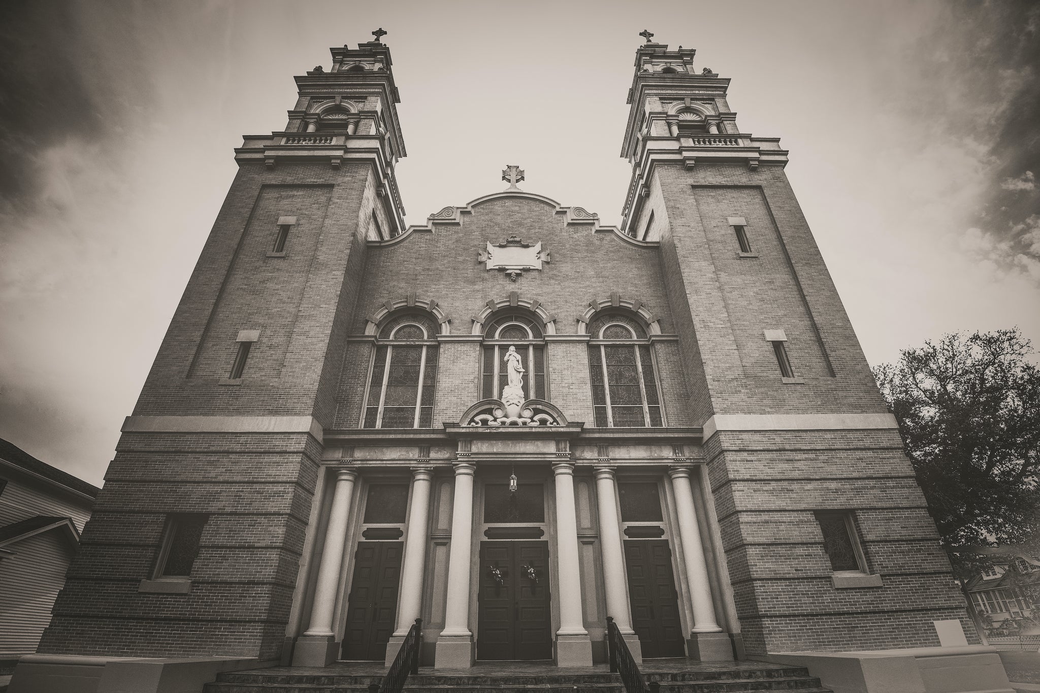 Church of Assumption Sepia