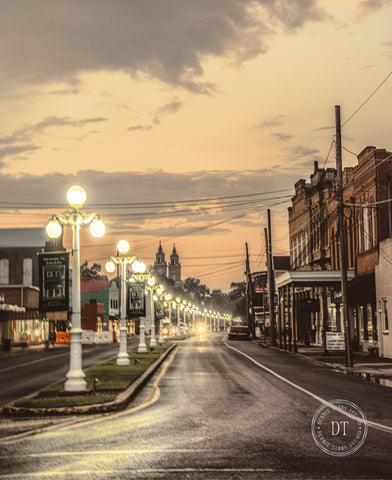 Downtown Franklin at Sunset
