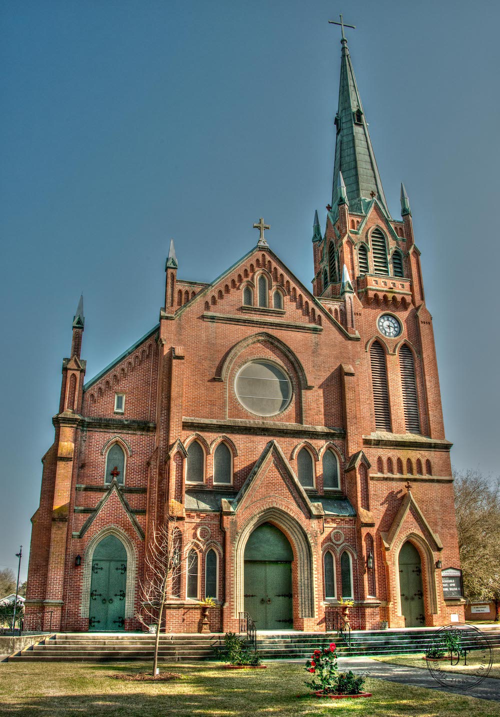St. John the Evangelist Catholic Church, Jeanerette, Louisiana - HDR