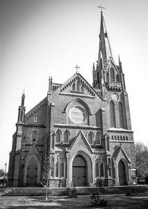 Copy of St. John the Evangelist Catholic Church, Jeanerette, Louisiana - B&W